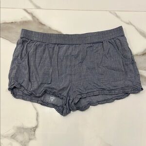 Shimera Gray Pajama Shorts Soft Elastic Waist